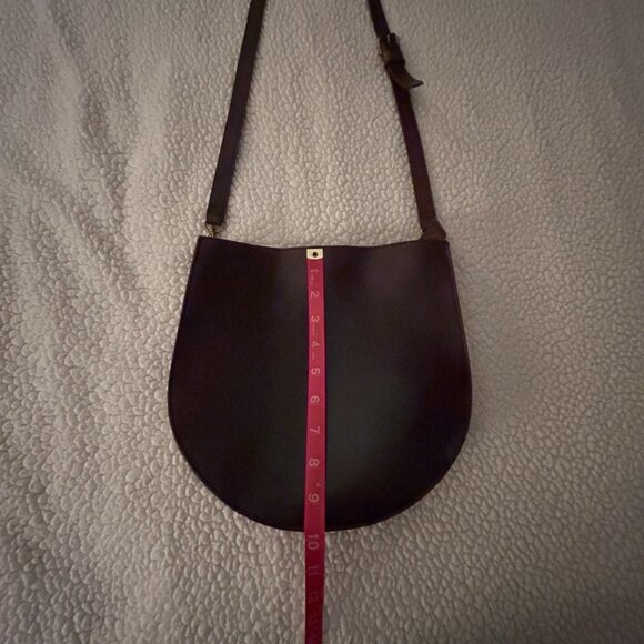 Madewell Transport Saddlebag Crossbody Dark Caberet - Picture 4 of 8